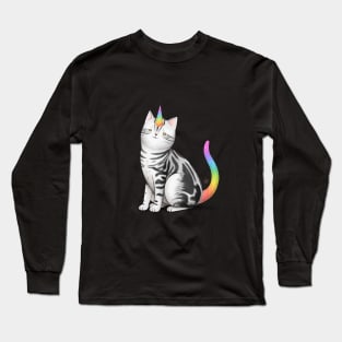 Unicorn Cat Long Sleeve T-Shirt